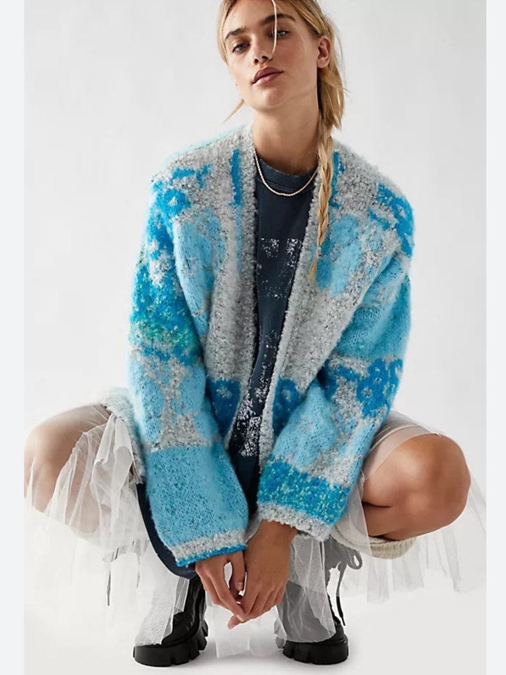 We Free People Gather Me Close Cardigan Small